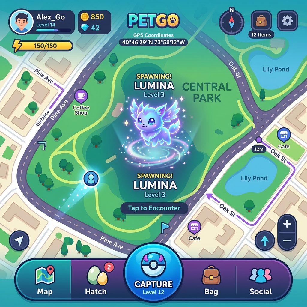 Terpiez AR Mobile Game